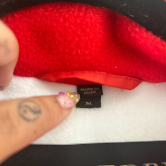 RARE Burberry Rainbow Stripe Down Filled Quilted Puffer Vest Concealed Zip S - Picture 9 of 15